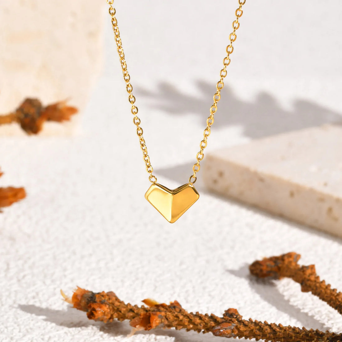 Dainty Heart Necklace for Her