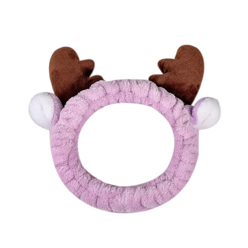 Soft Coral Fleece Bow Headband