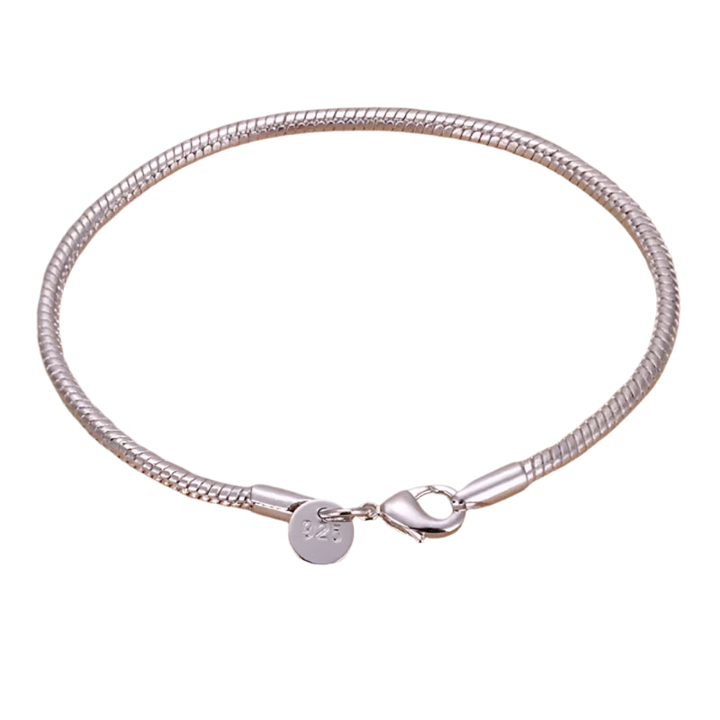 Silver Snake Chain Bracelet