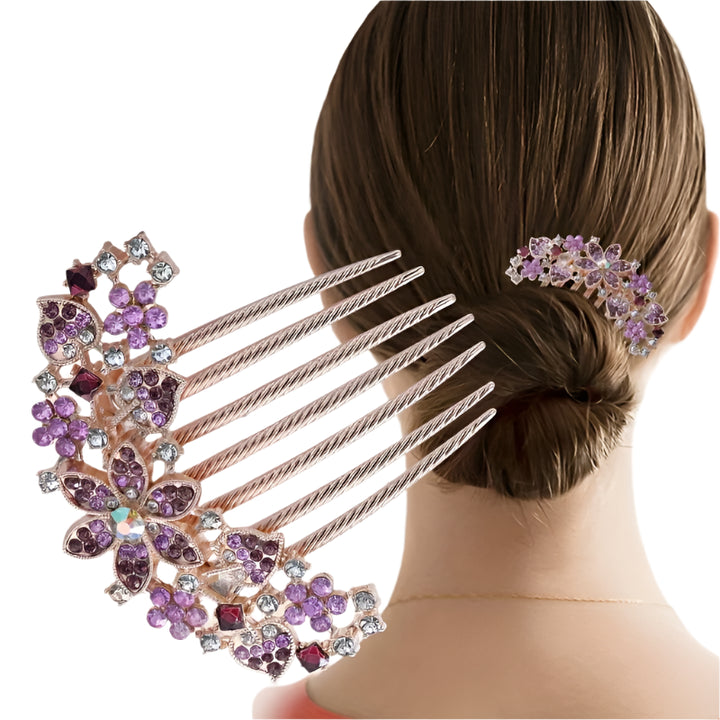 Hair Comb Flower Shaped Women Hair Jewelry