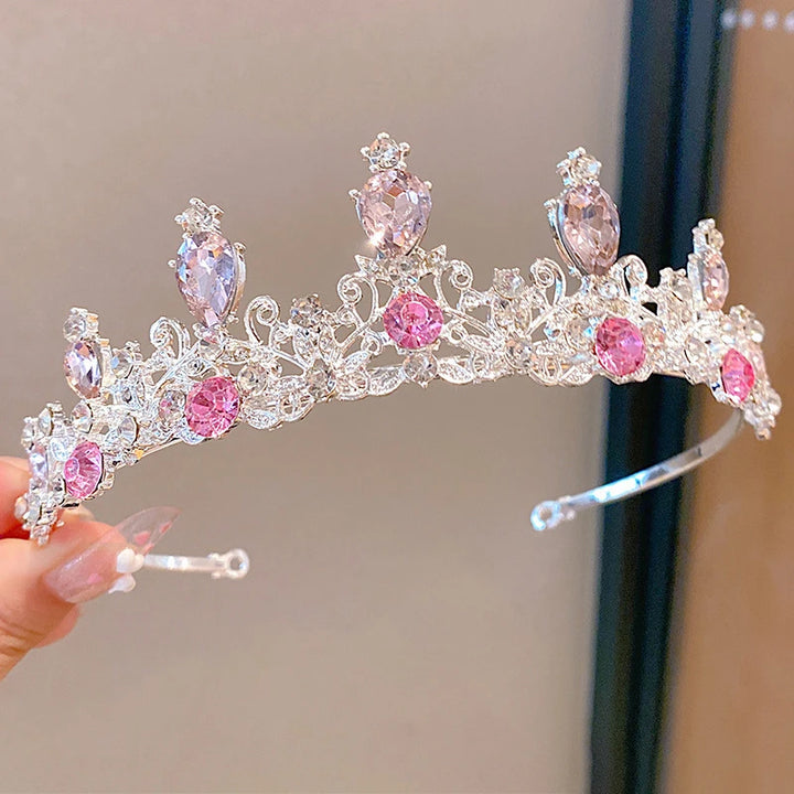 Silver Crystal Rhinestone Tiara