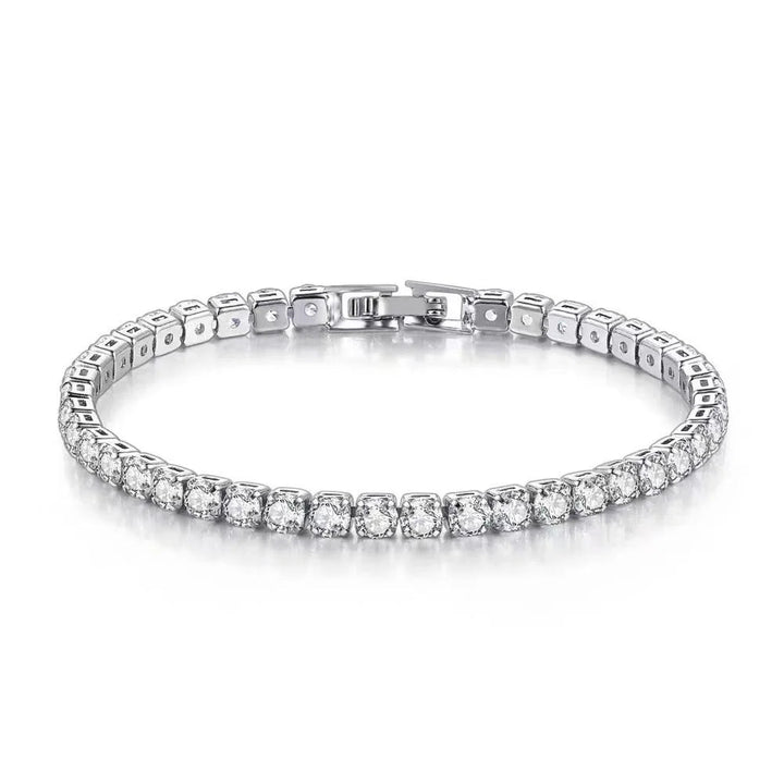 Silver Zirconia Tennis Bracelet