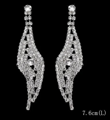 Luxury Shiny Rhinestone Earrings