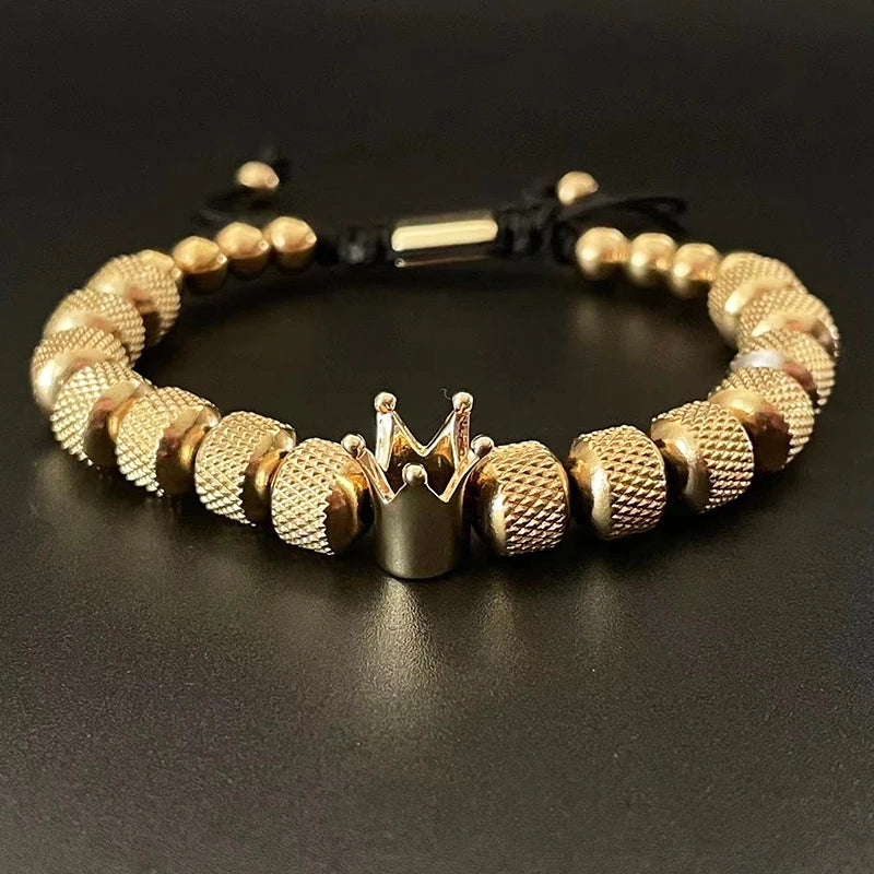 Luxury Crown Beaded Bracelet