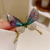 Green Emerald Butterfly Brooch Jewelry