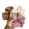 Silk Scrunchie Solid Color Hairband