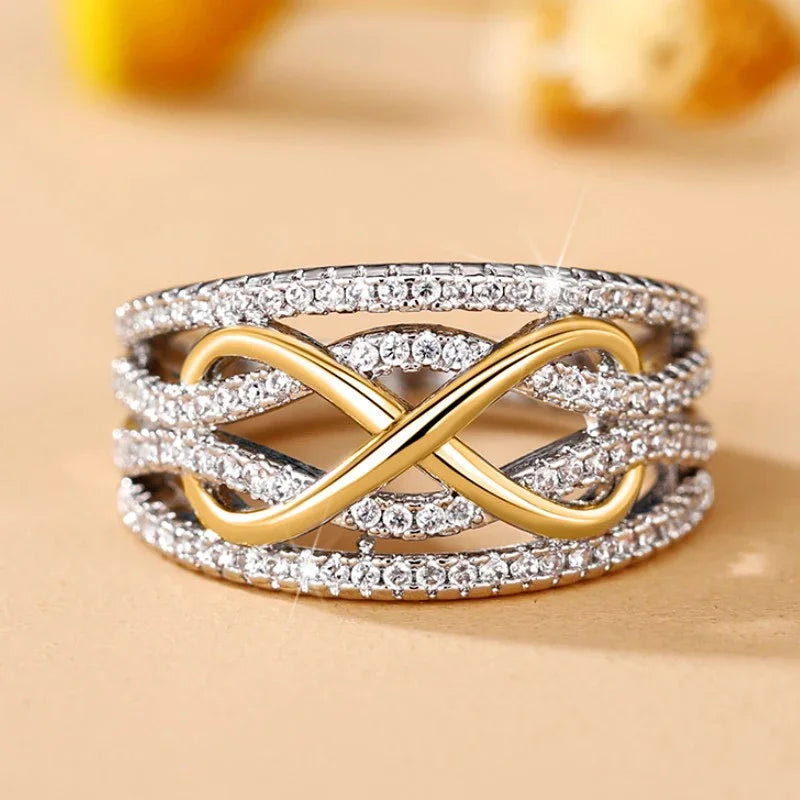 Unique Love Design Engagement Rings