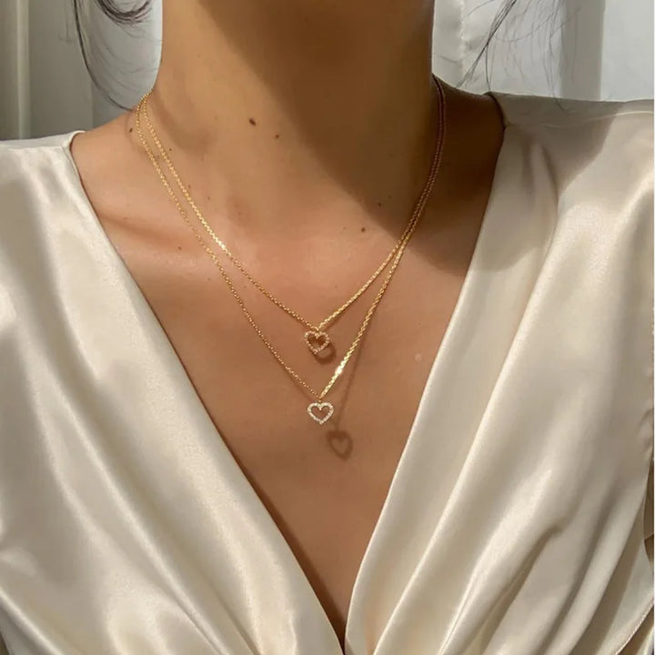 Tassel Necklace with Triangle Pendant for Women