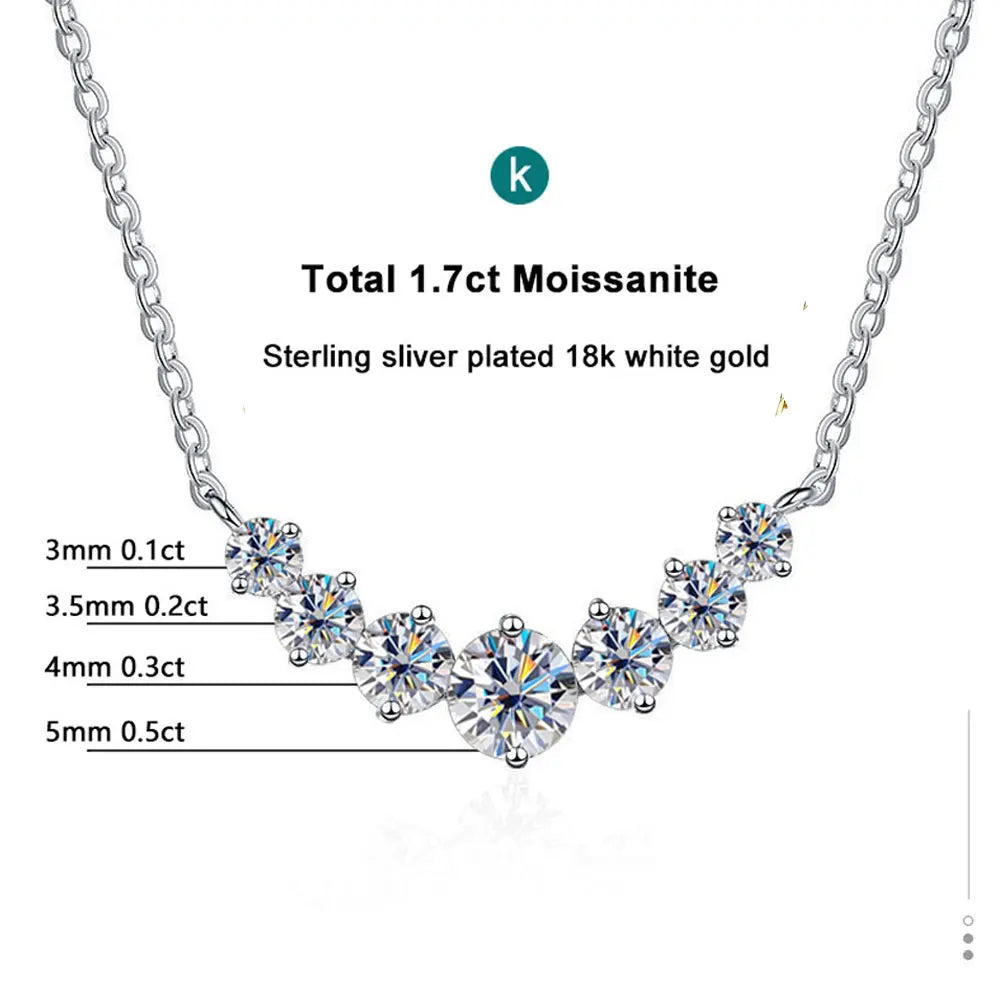 Moissanite Pendant Necklace