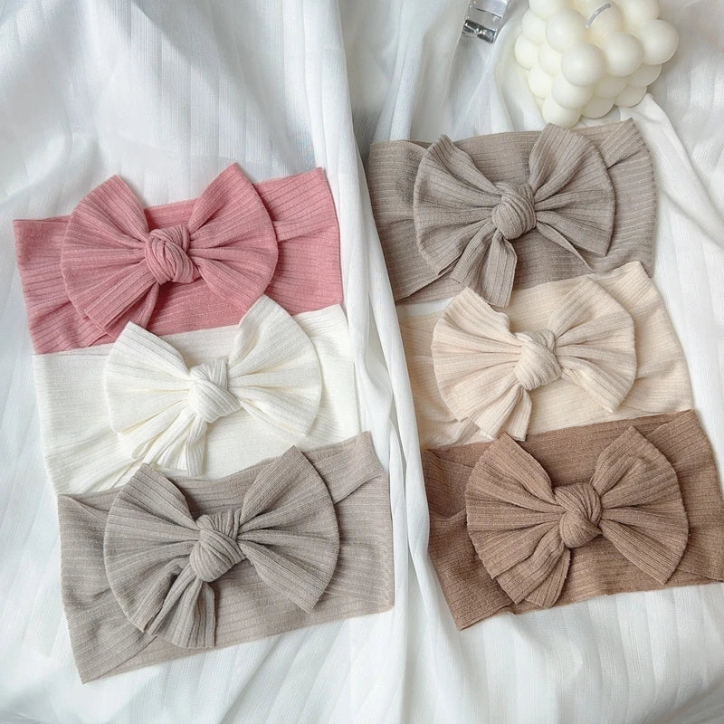 Baby Girl Bow Headband Set