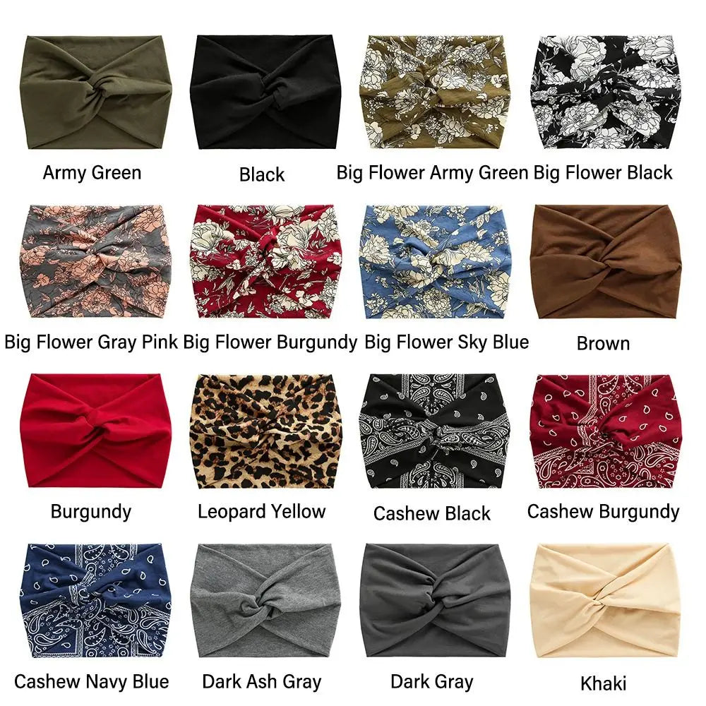 Workout Headband Head Wraps for Women