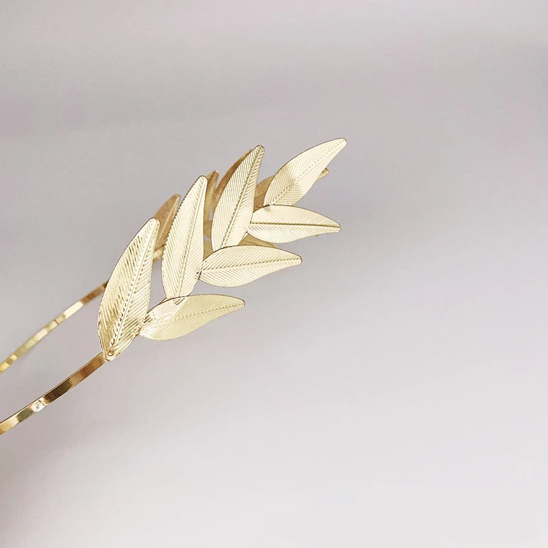 Unique Leaf Bridal Headband