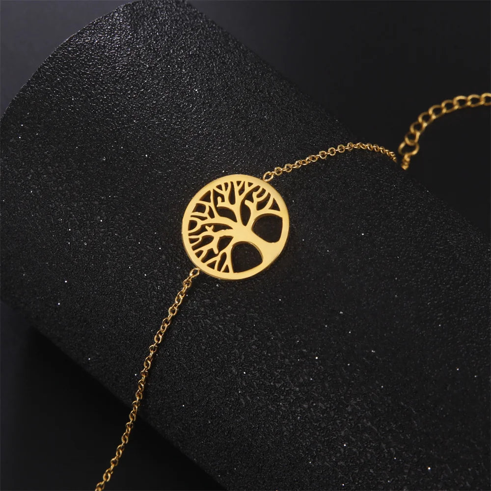 Gold Tree of Life Bracelet