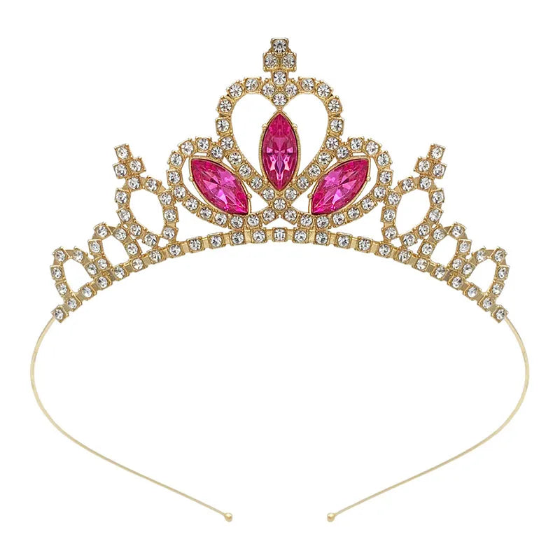 Rhinestone Tiara Princess Headband