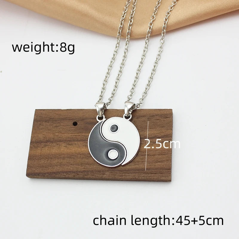 Yang Eight Trigrams Couple Necklace