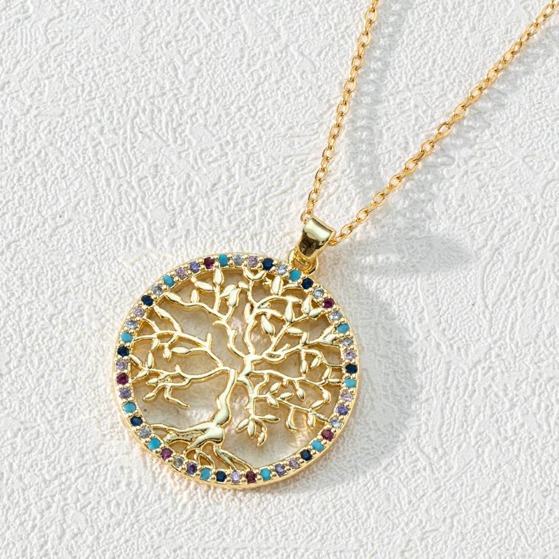 Personalized Tree of Life Necklace