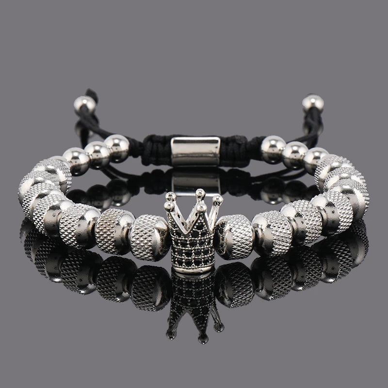 Luxury Crown Beaded Bracelet