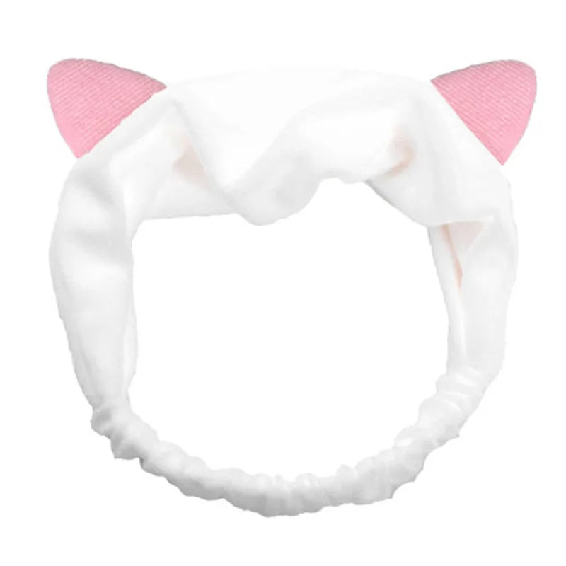 Soft Coral Fleece Bow Headband