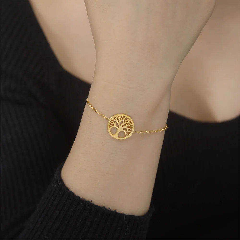 Gold Tree of Life Bracelet